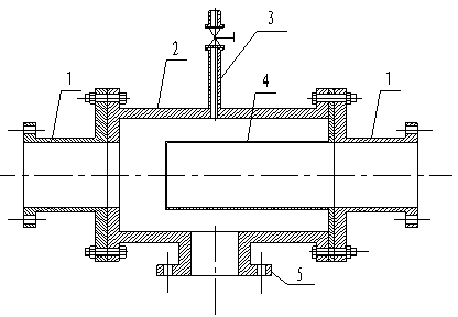 Straight-through type filter capable of free-disassembly cleaning