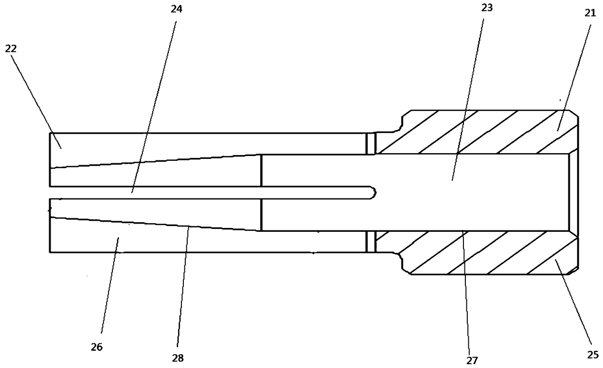 Push-pull elastic fixed connector