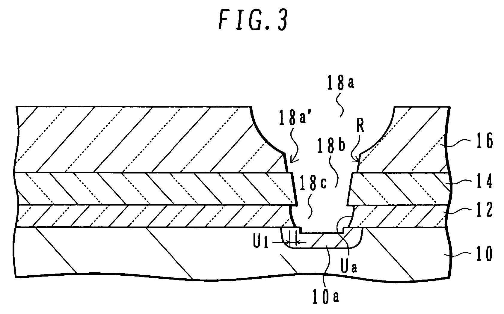 Micro structure with interlock configuration