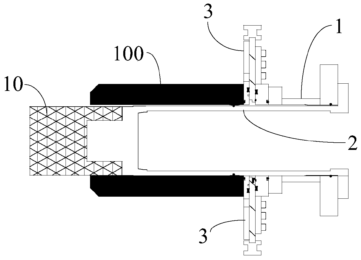 Device and method for replacing shield cutter