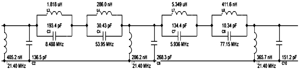 A miniature ultra-wideband bandpass lc filter