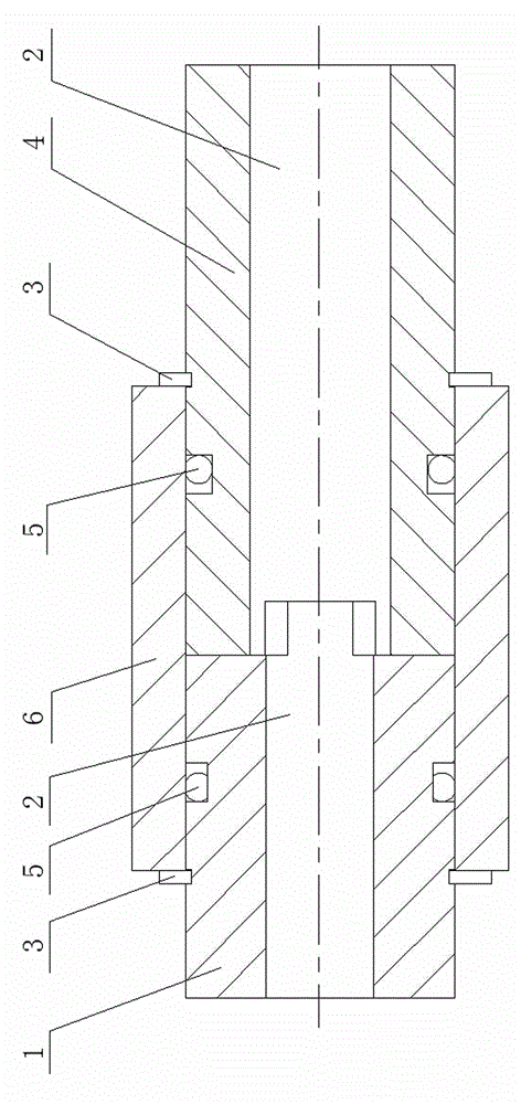 Oil-drive coupling delivering and connecting mechanism