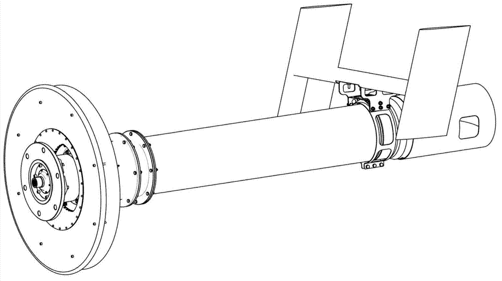 Pneumatic performance comprehensive testing platform of non-tail-rotor reaction torque system of a helicopter