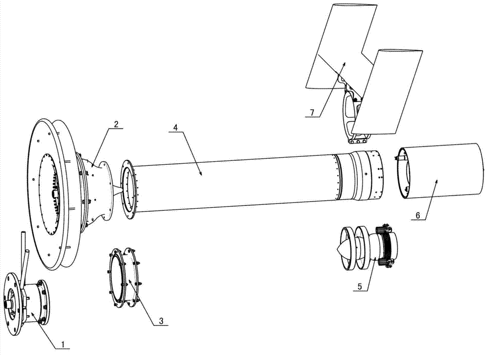 Pneumatic performance comprehensive testing platform of non-tail-rotor reaction torque system of a helicopter