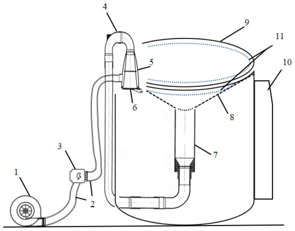 Induction type seamless underwear circular knitting machine and method for controlling fabric traction force