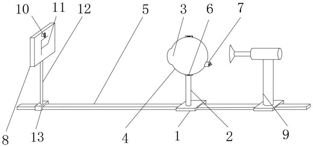 Detachable bionic eyeball model and imaging method thereof