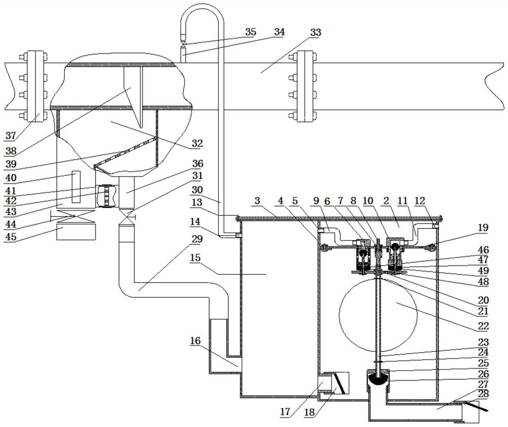 An automatic negative pressure continuous water release device for gas drainage pipeline and its use method