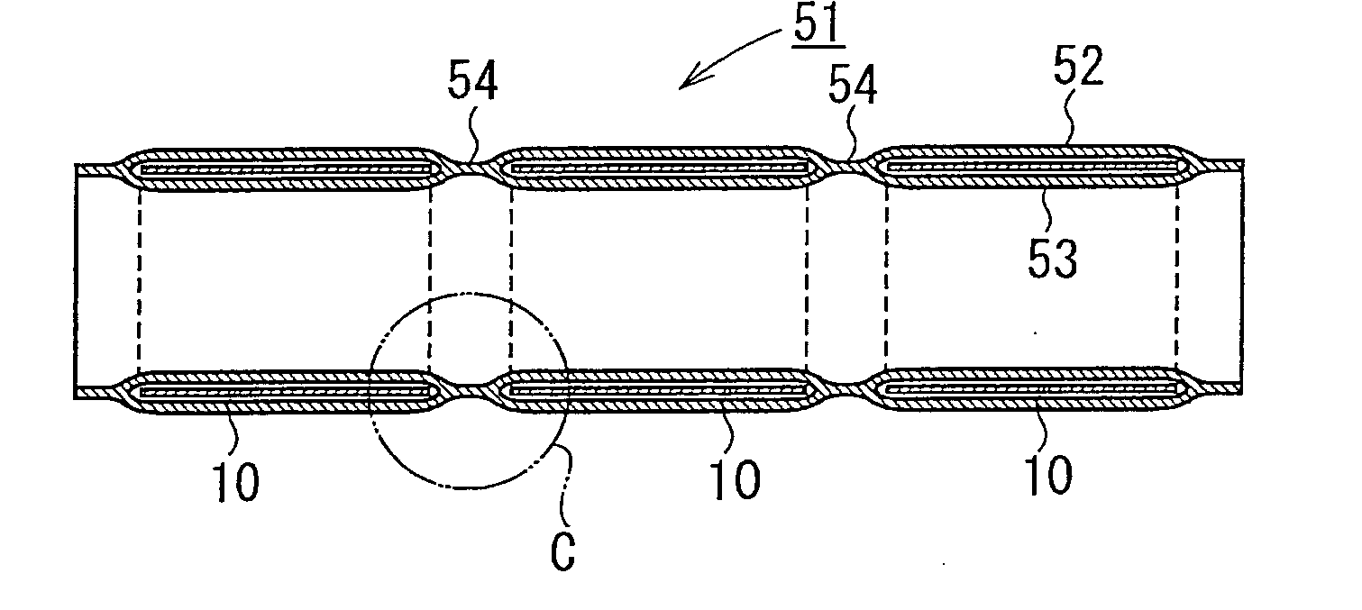 Stent and process for producing the same