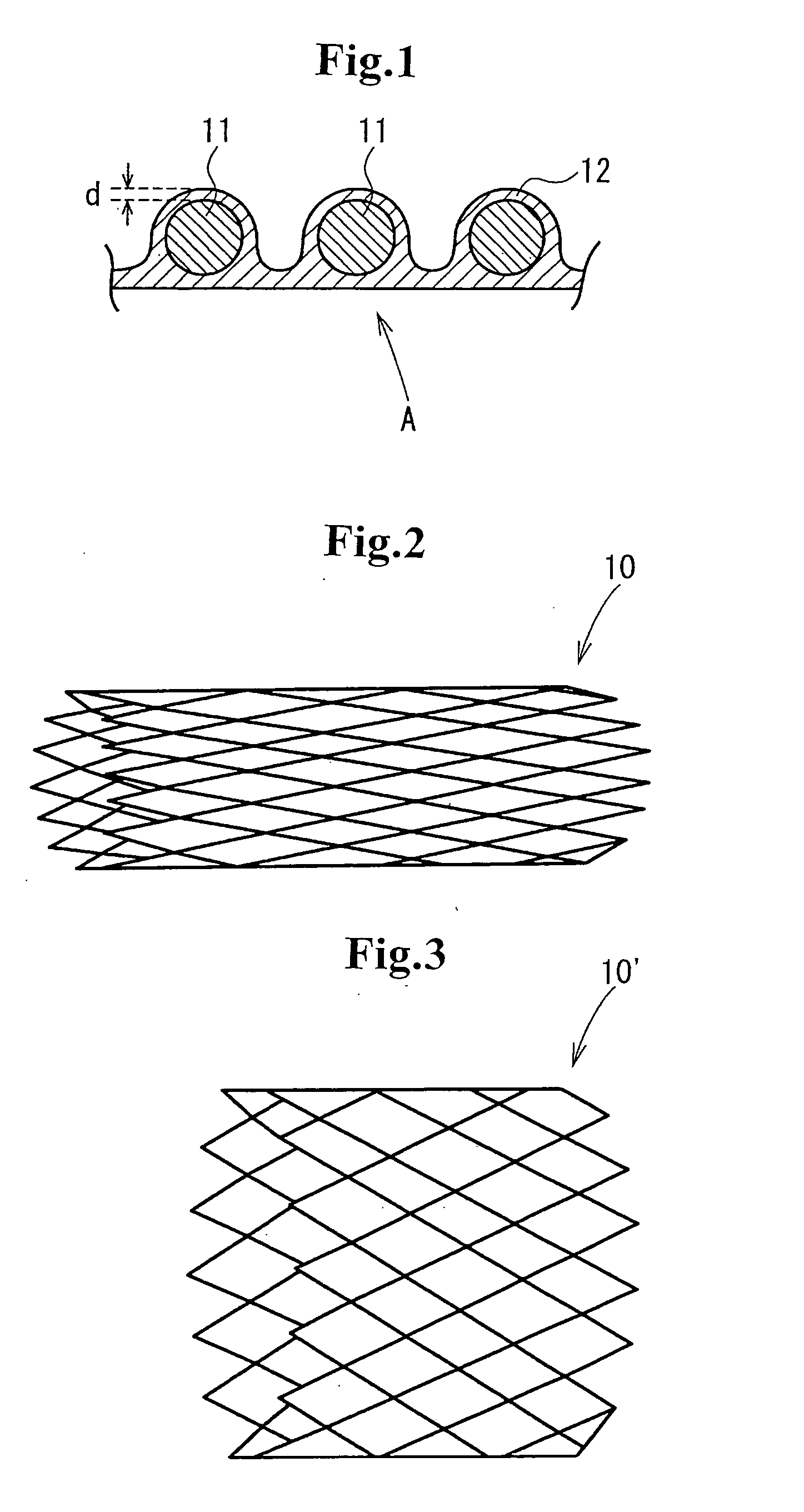 Stent and process for producing the same