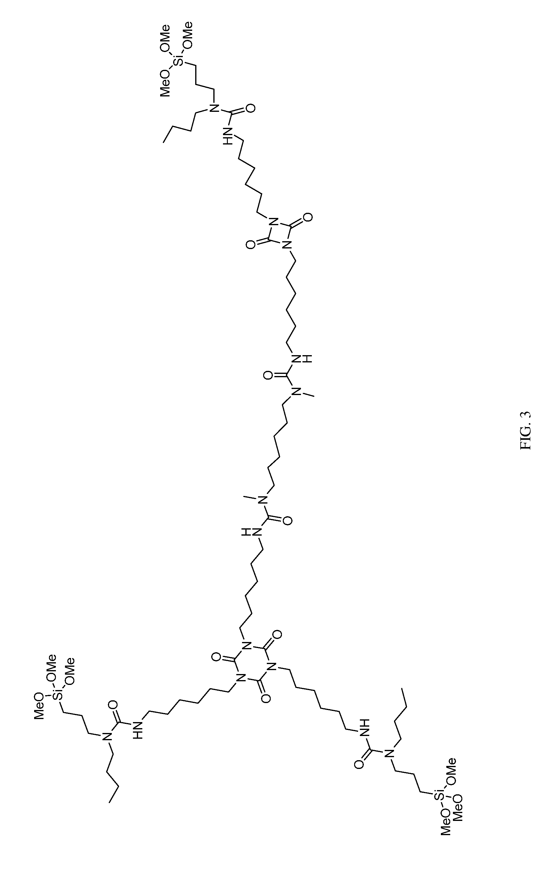 Single-component moisture-curable coatings based on n-substituted urea polymers with extended chains and terminal alkoxysilanes