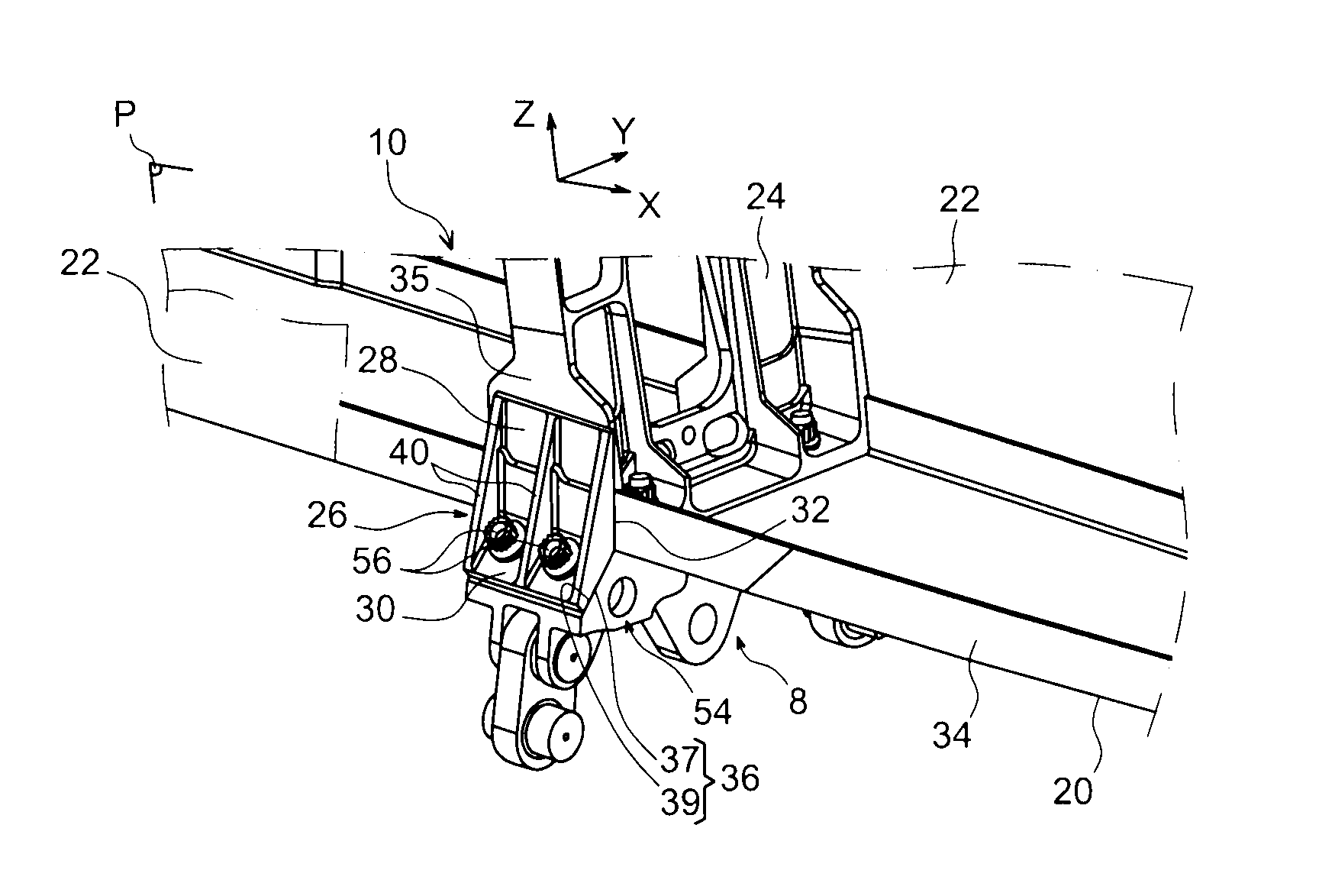 Aircraft engine attachment pylon