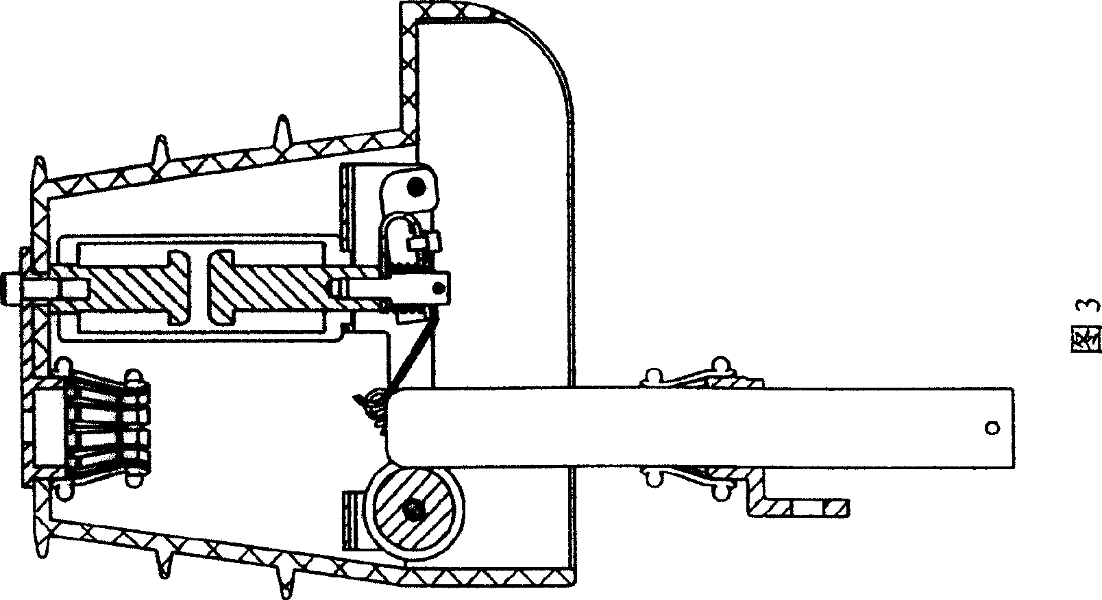 Switch device of parallel connection vacuum arc extinguishing chamber