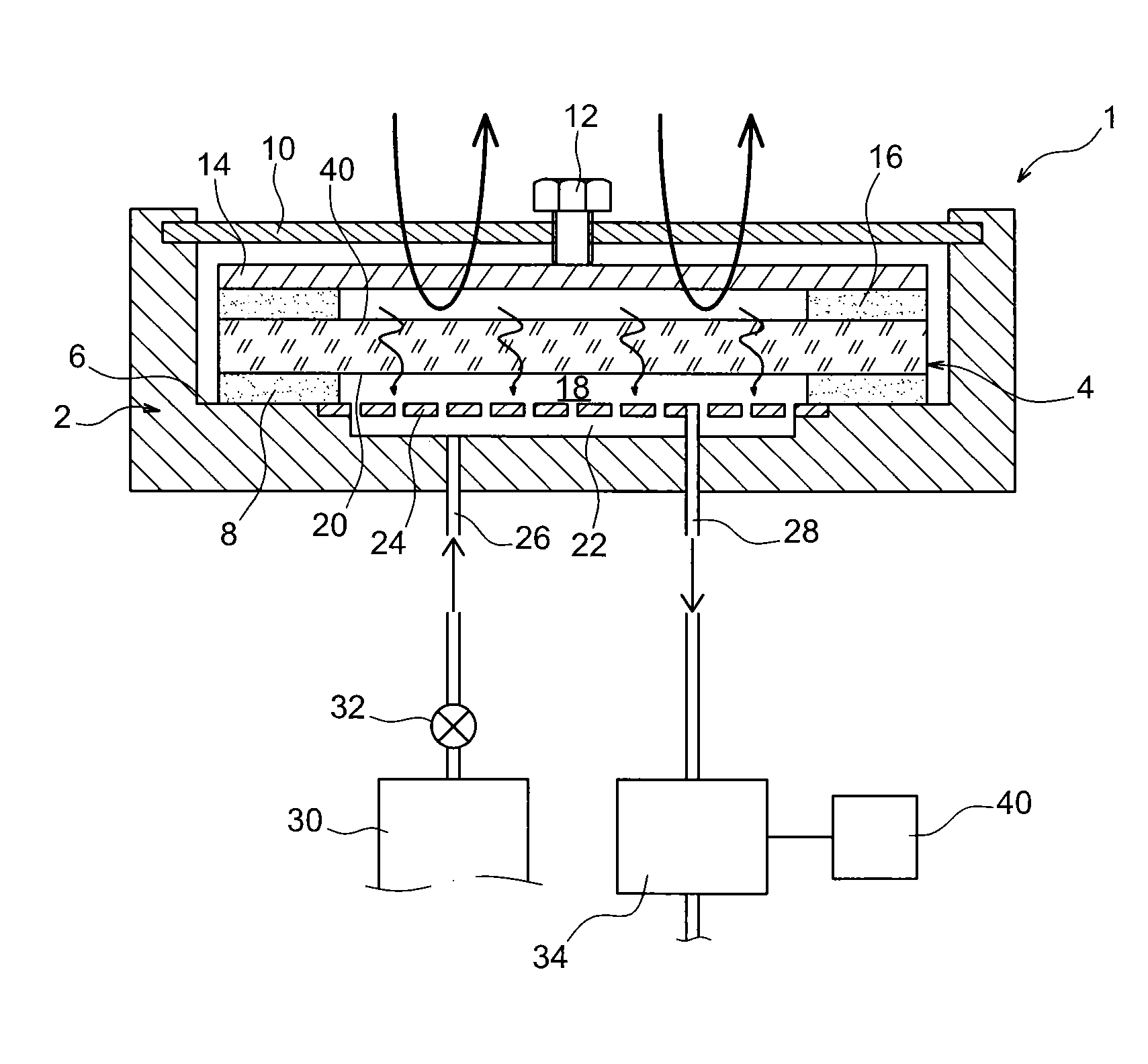 Non-destructive method for testing the seal of an electrolyte of an electrochemical cell