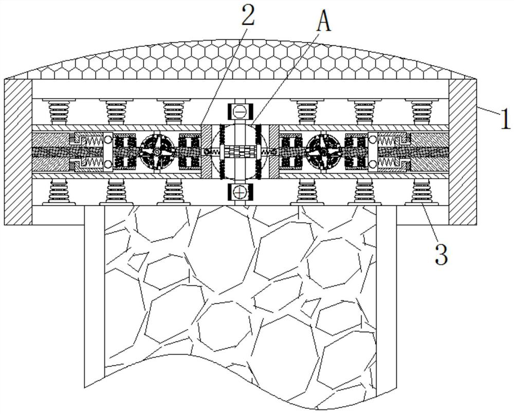 Mechanical vibration measurement device based on piezoelectricity of piezoelectric ceramics