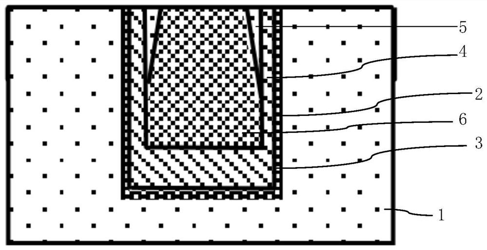 Copper-filled groove structure and method of manufacturing the same