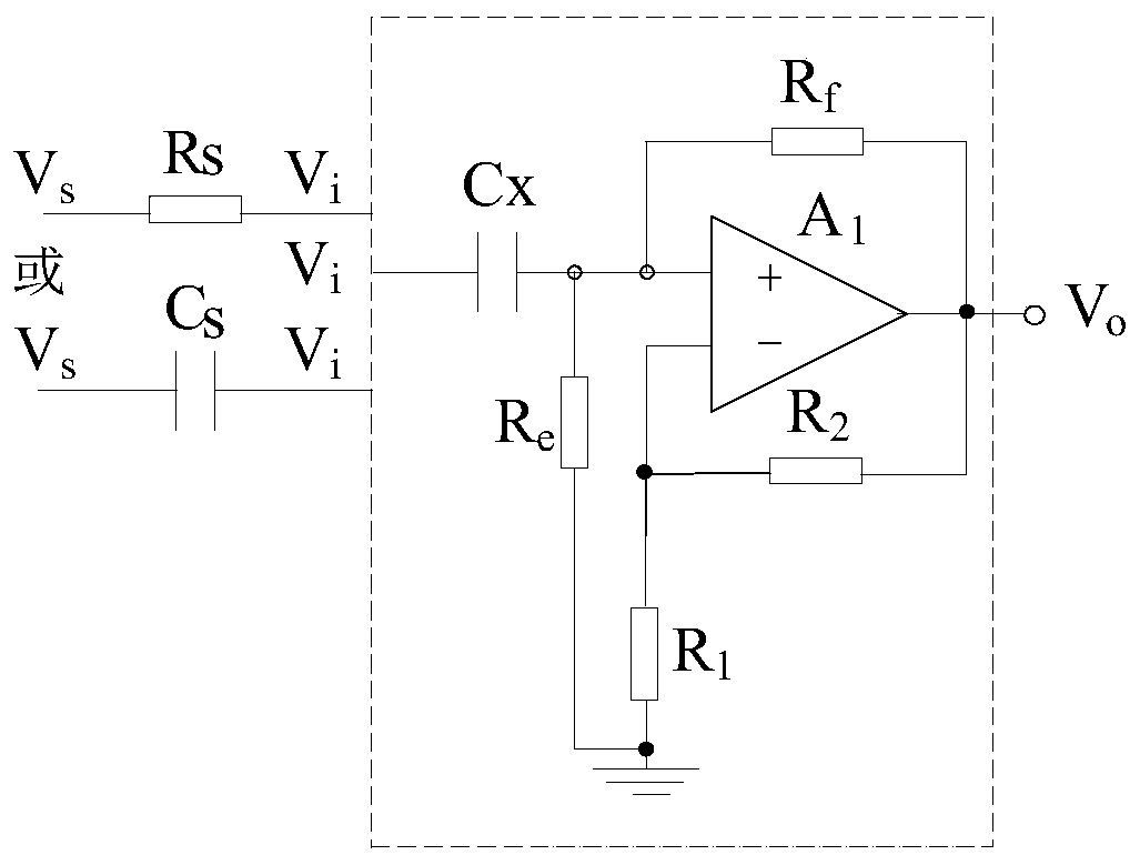 A sensor circuit for both contact and non-contact detection