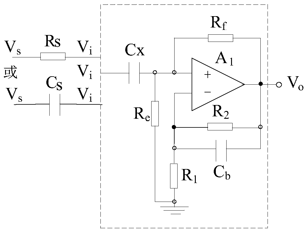 A sensor circuit for both contact and non-contact detection