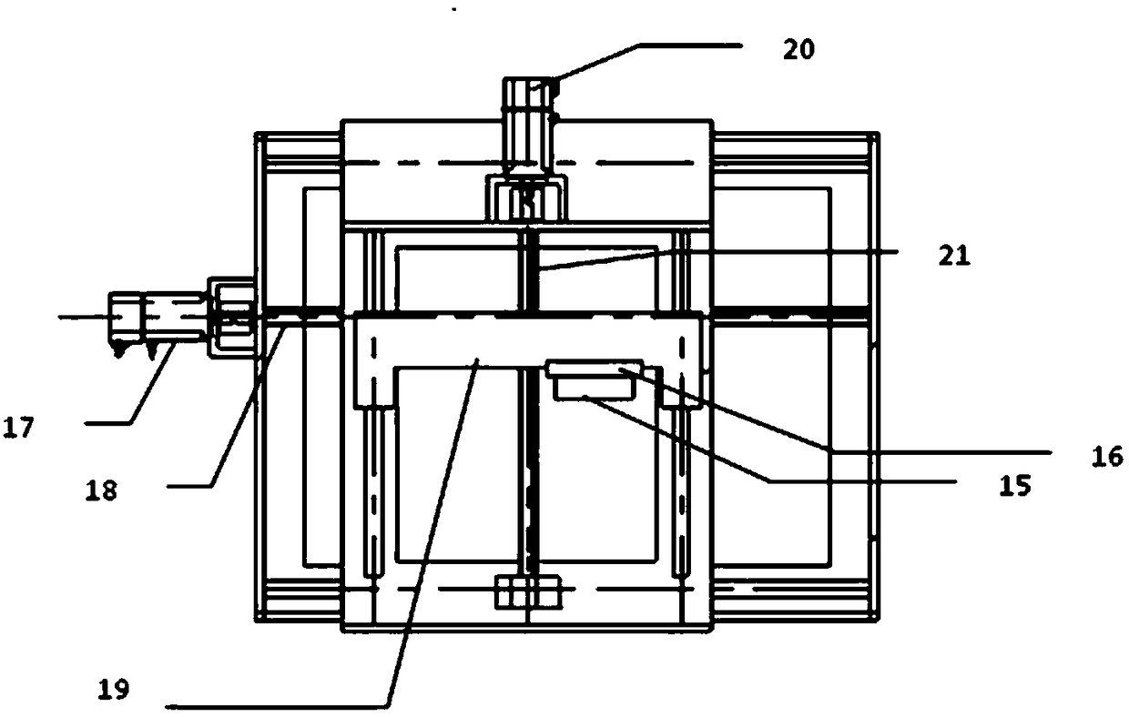 Non-contact measuring method for axial and radial deformation quantities of explosive columns under temperature loading condition