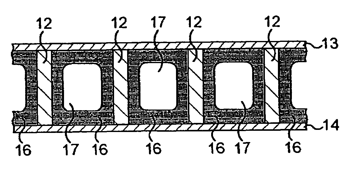 Flexible energy absorbing material and methods of manufacture thereof