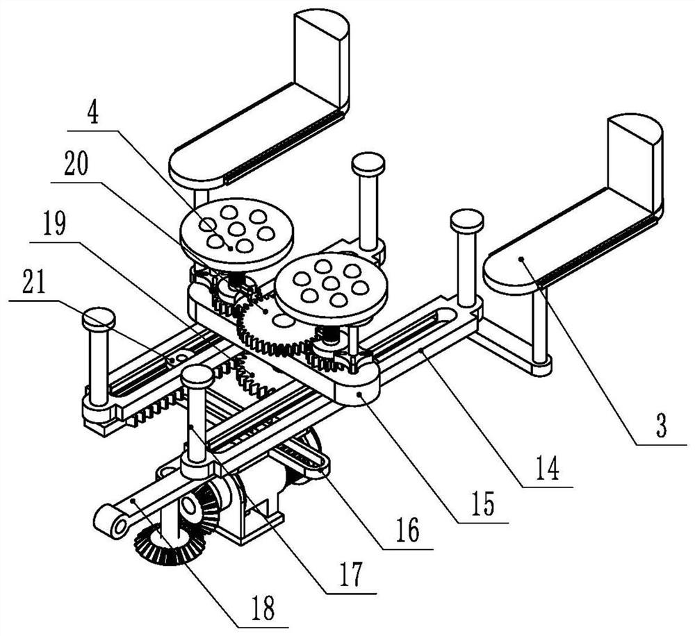 Multi-body-position health care massage equipment