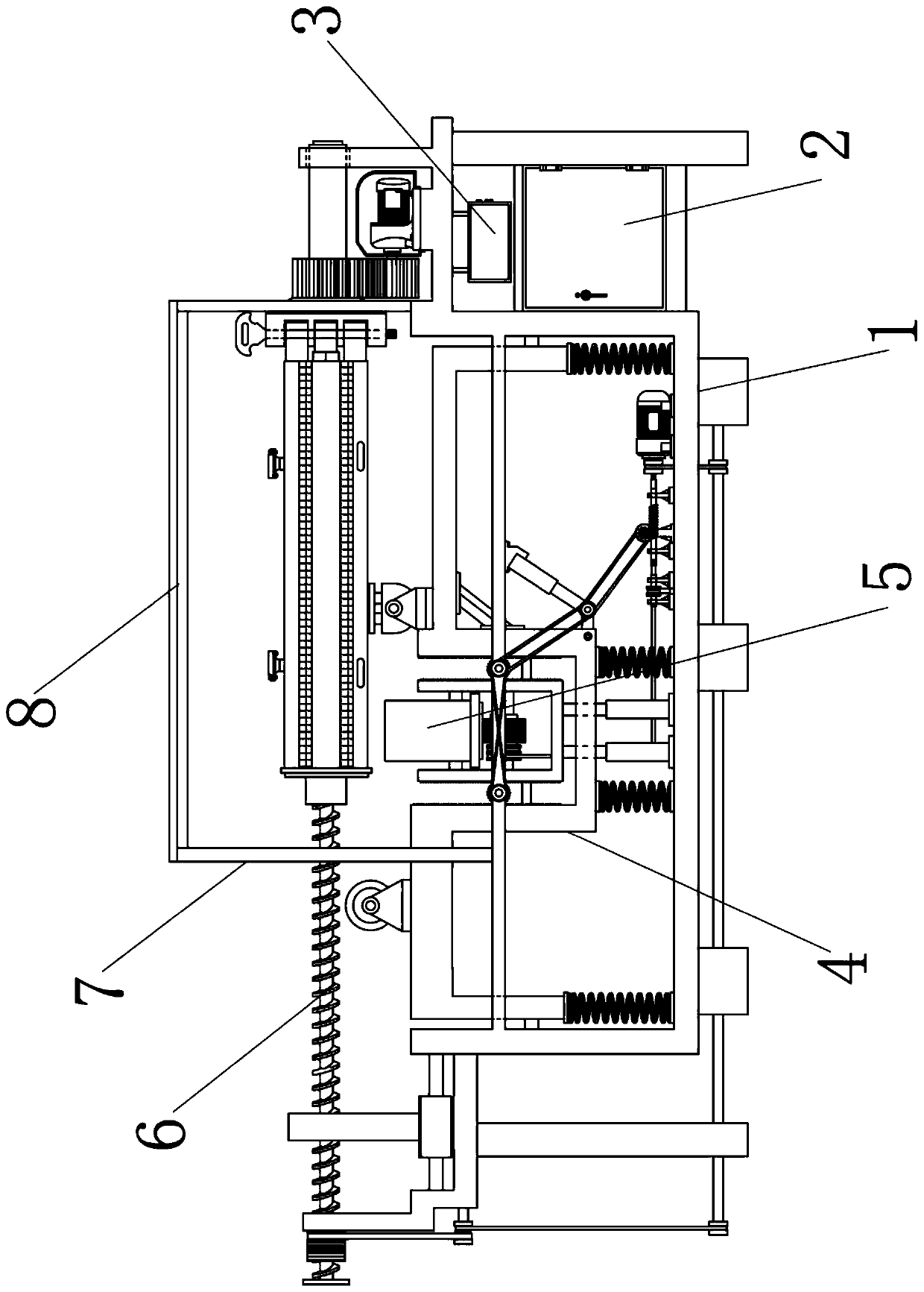 Forming mold for environment-friendly hollow column manufactured by artificial quartz stone