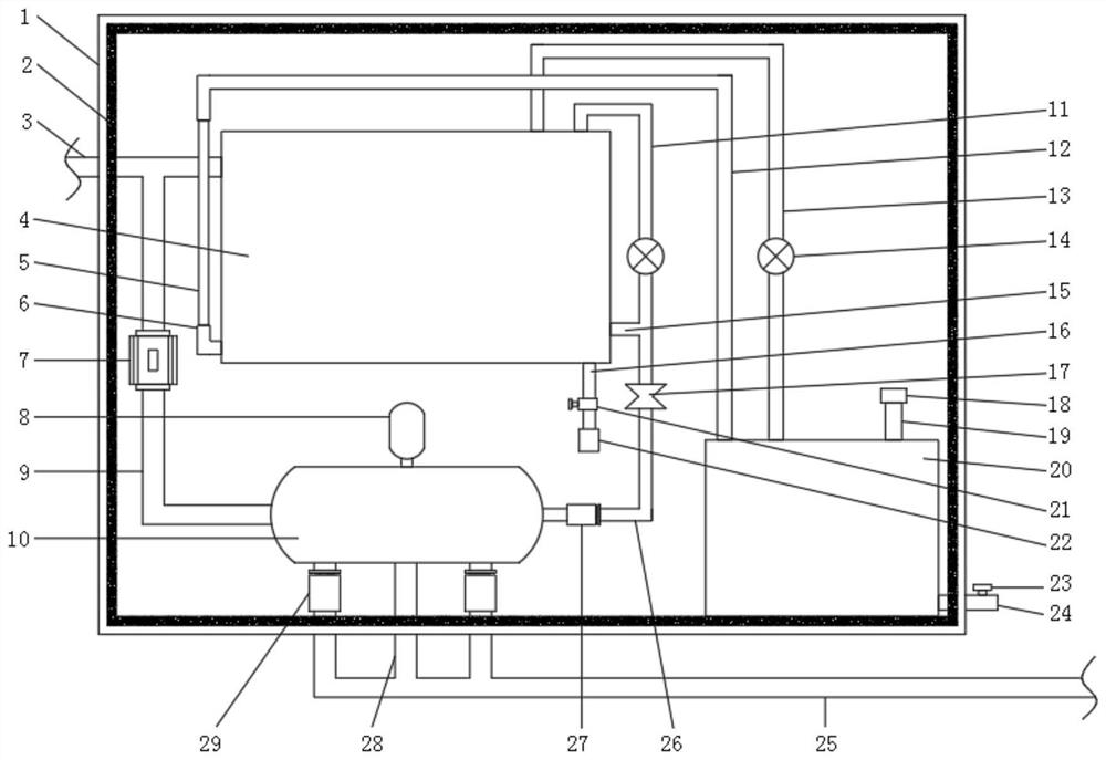 A silent and environmentally friendly non-negative pressure water supply equipment