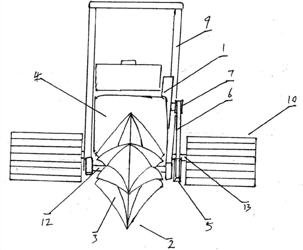 Flat ground water drainage separating machine