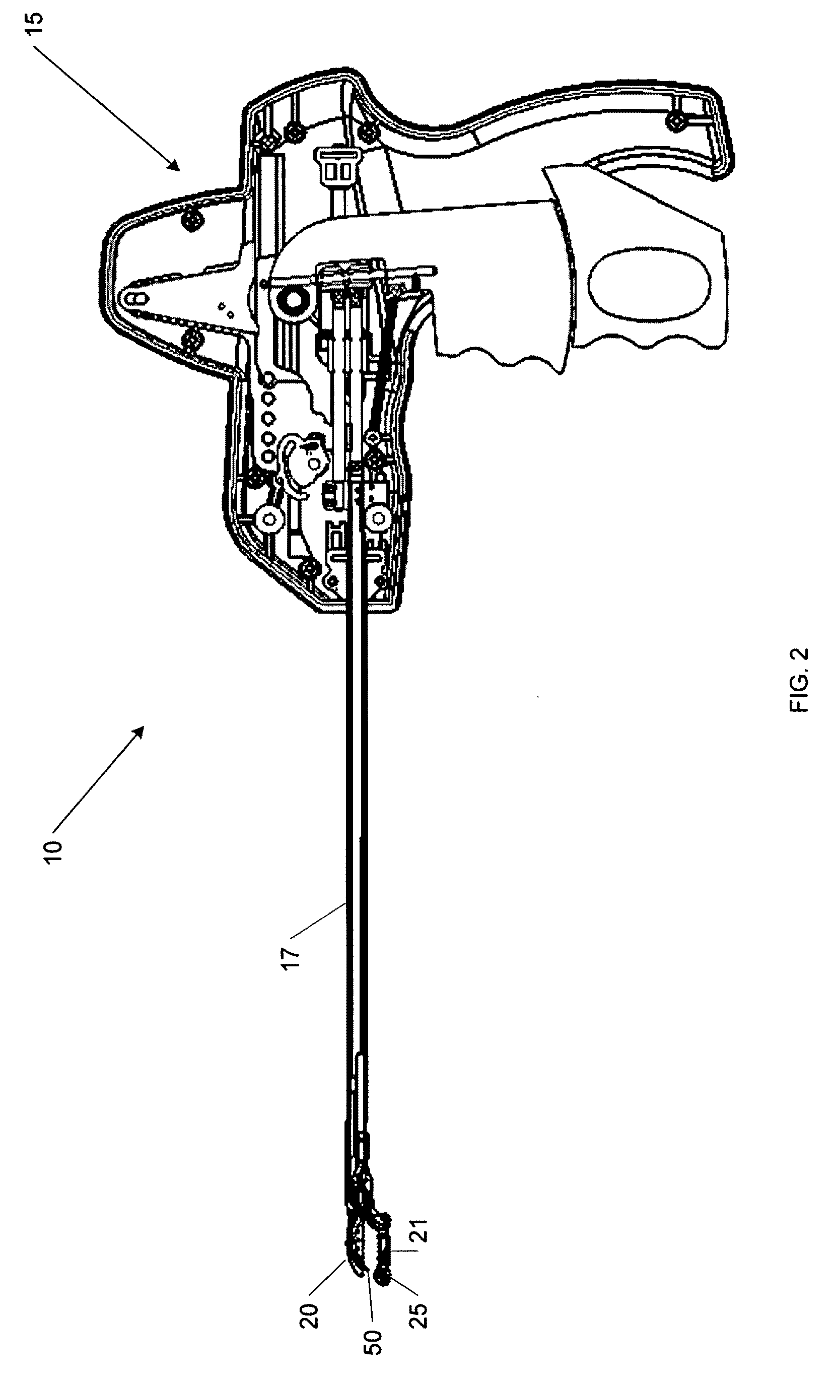 Suture passing instrument and method