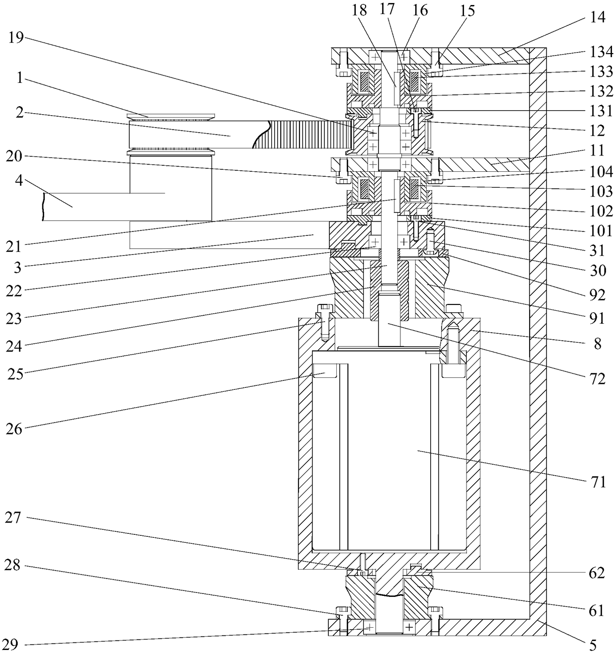 Belt-driven variable-drive kinematic chain and parallel robot with same