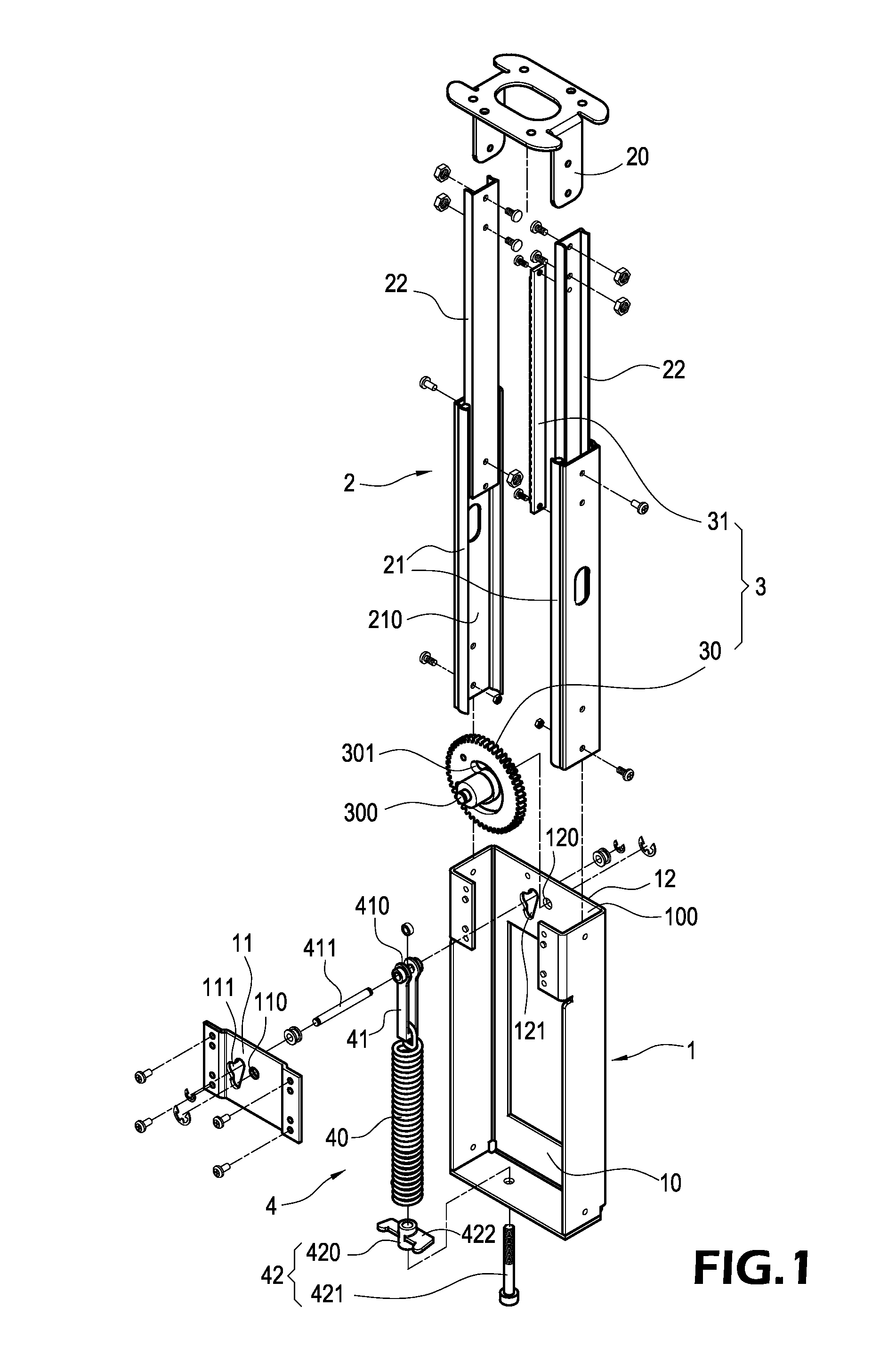 Stepless Adjustable Supporting Device