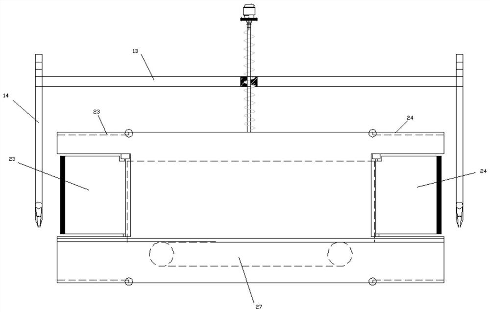 Automatic cotton bale packaging device and packaging production line