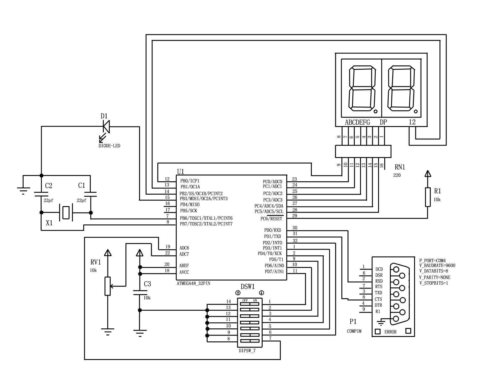 Simulation teaching system for single-chip microcomputer curriculum