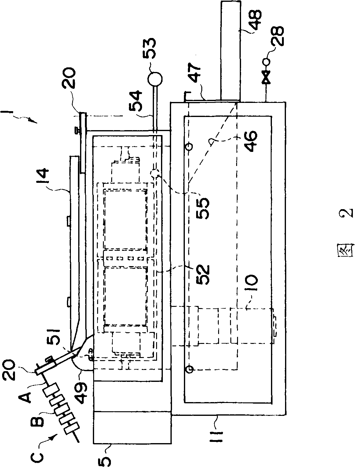 Barbecue string producing device