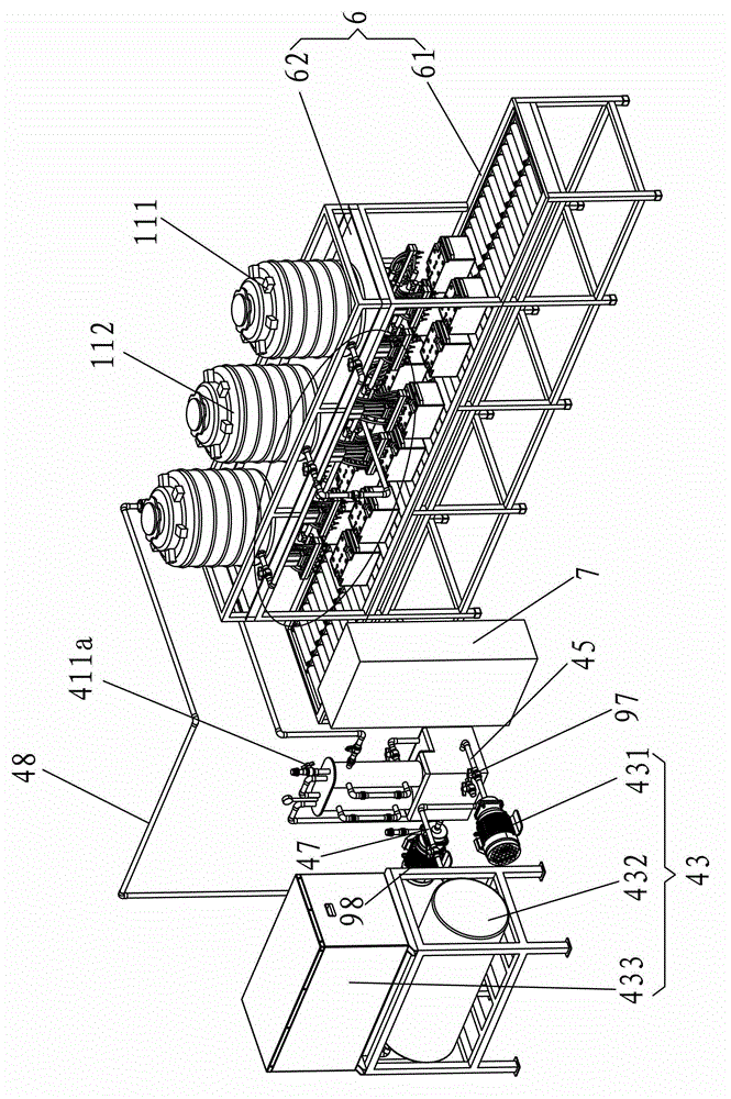 Automatic container formation system for lead-acid storage battery