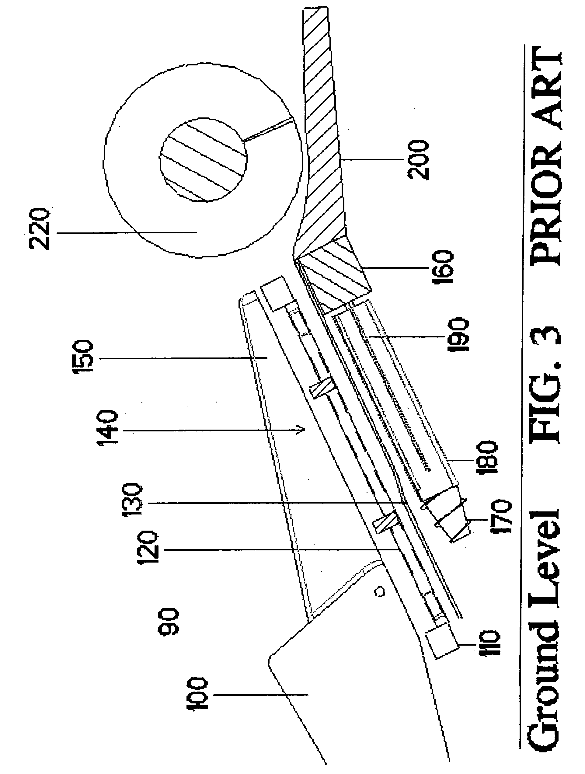 Method and apparatus to reduce stalk shear