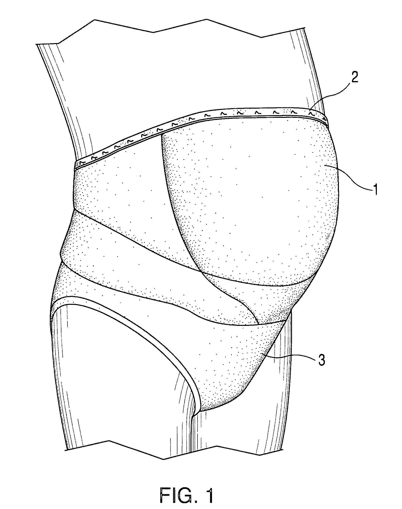 Abdominal support garment with post-surgical incision protection