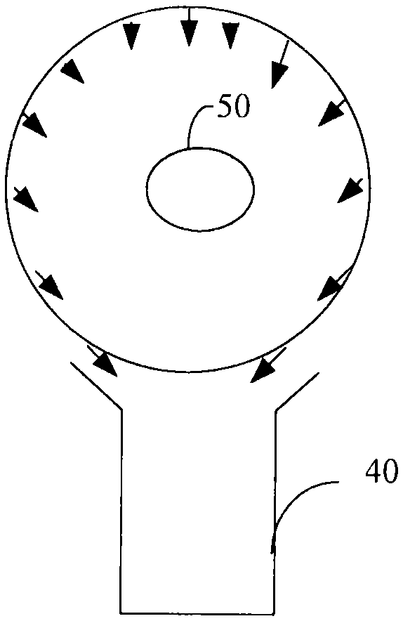 Air curtain protection device for laser cleaning and protection method