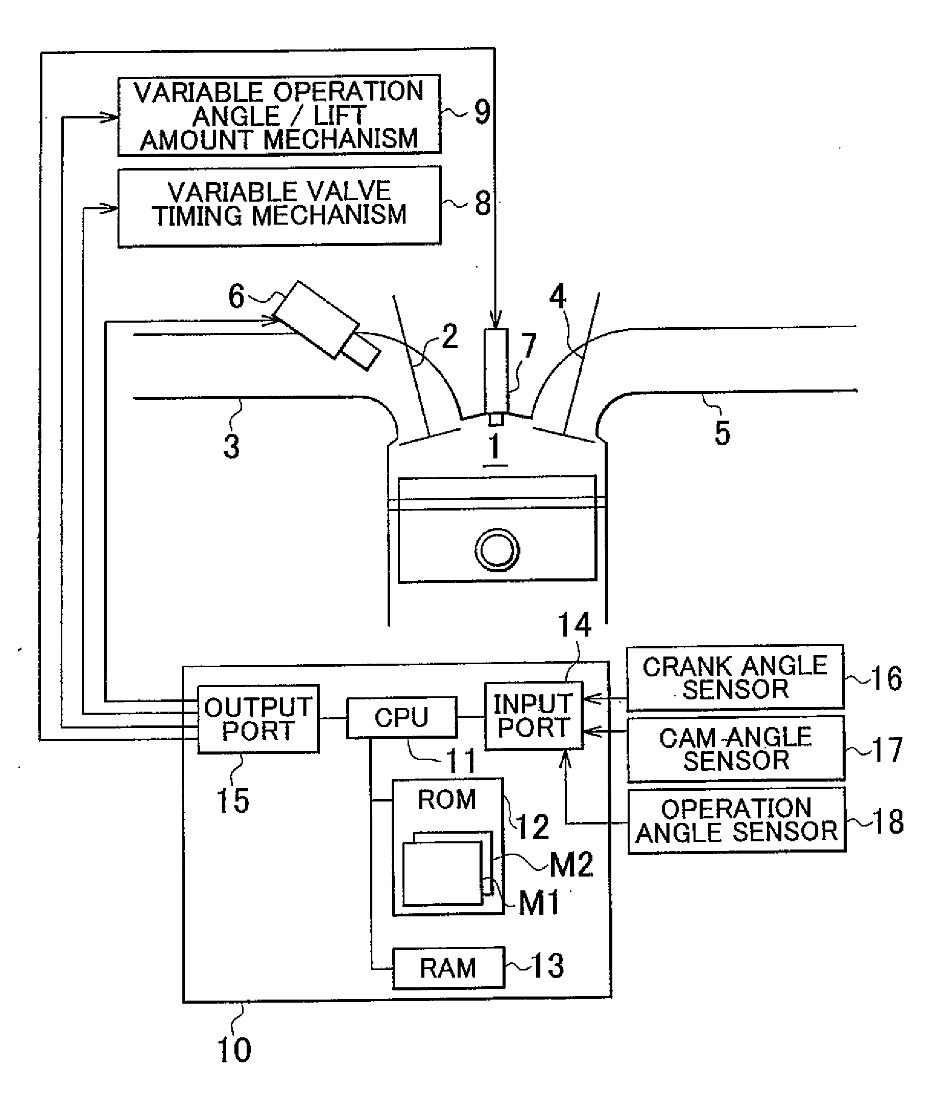 Variable valve system control apparatus