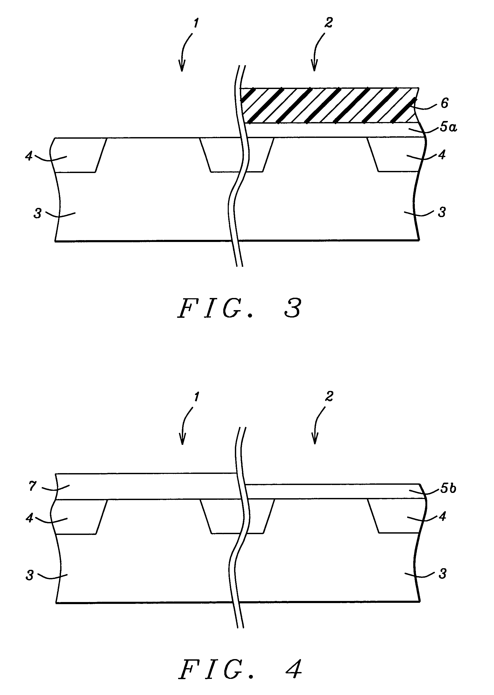 Method of forming dual gate insulator layers for CMOS applications