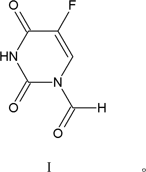 5-fluorouracil drug intermediate, preparation method and application thereof