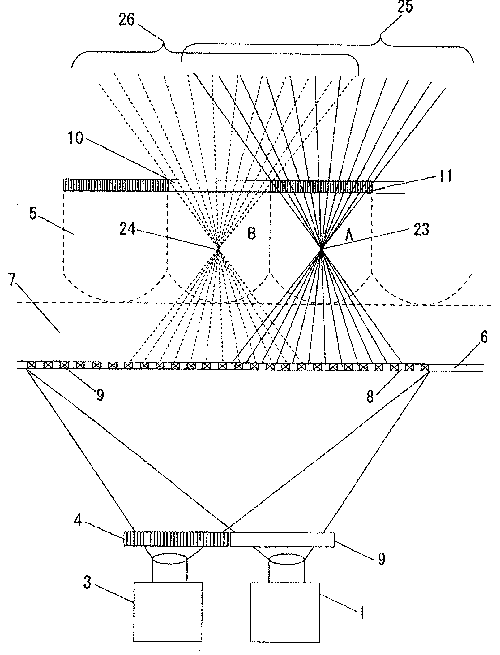 Project-type three-dimensional image reproducing apparatus
