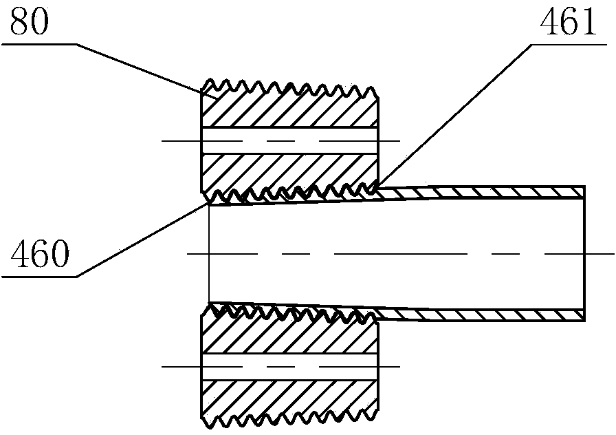 Method for rolling external tube thread, rolling head and rolling equipment thereof