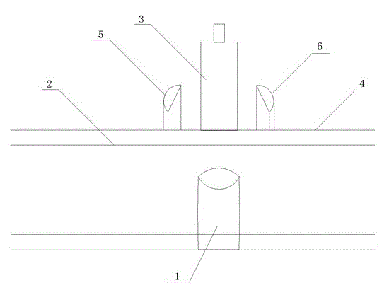 Positioning mechanism for planar full-automatic labeling machine