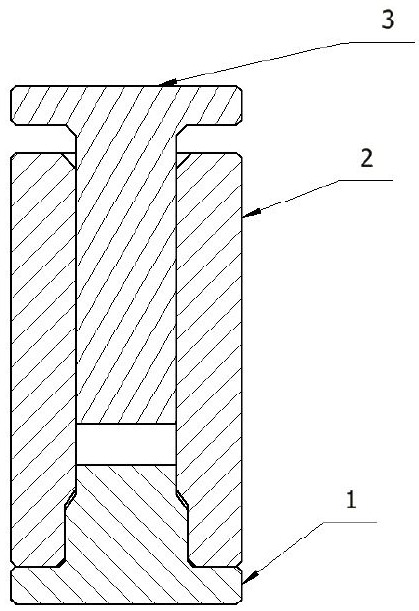 Powder forming mold and preparation method of cold consolidation forming material