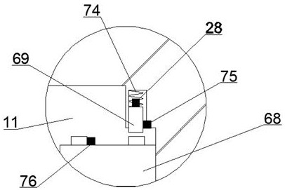 One-eye robot toy simulating cloth dyeing