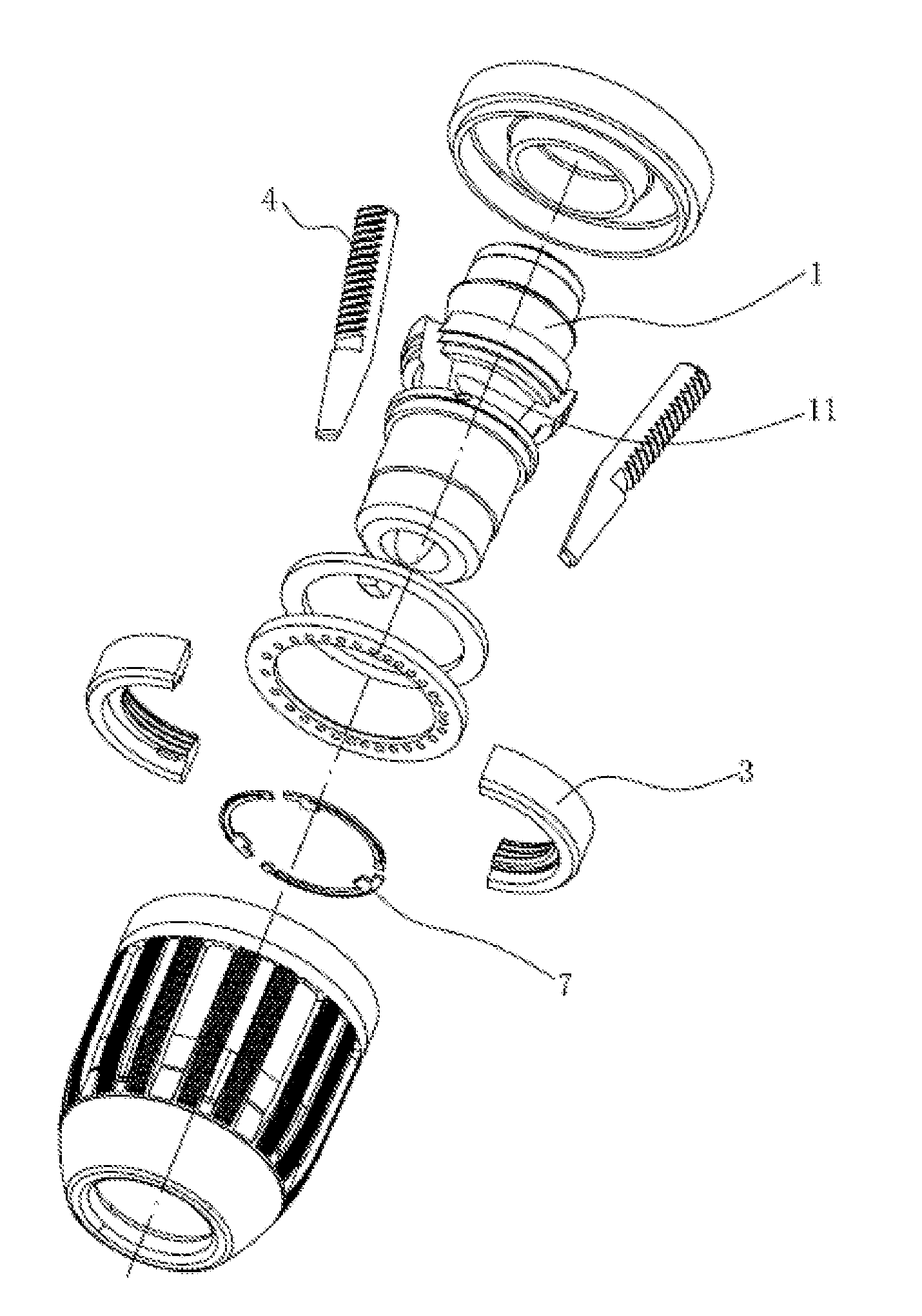 Drill chuck for preventing over-position operation