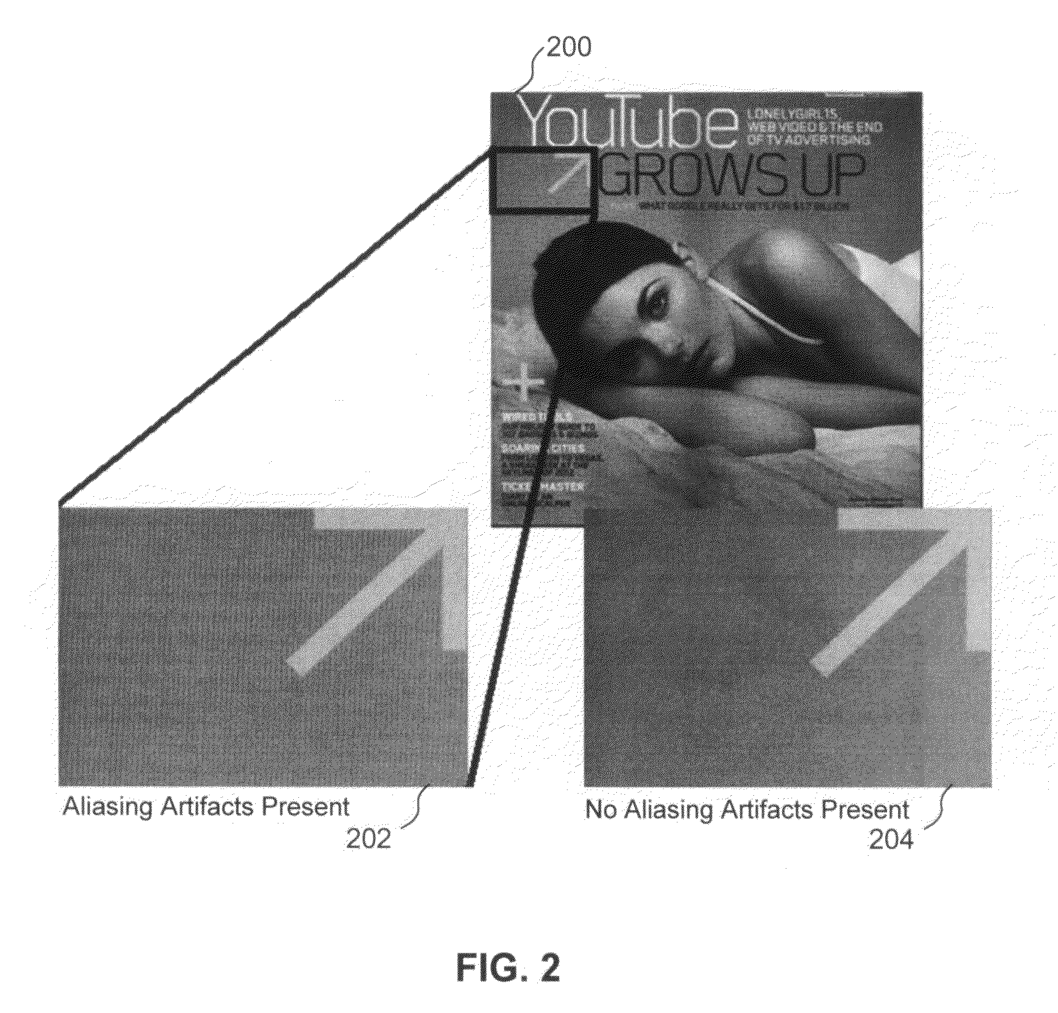 Method and apparatus for reducing aliasing artifacts in scans of screen printed originals