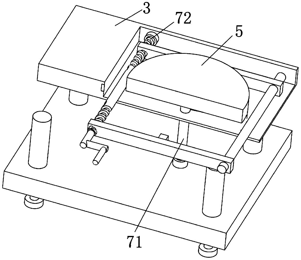 Minor-caliber elbow chamfering machine