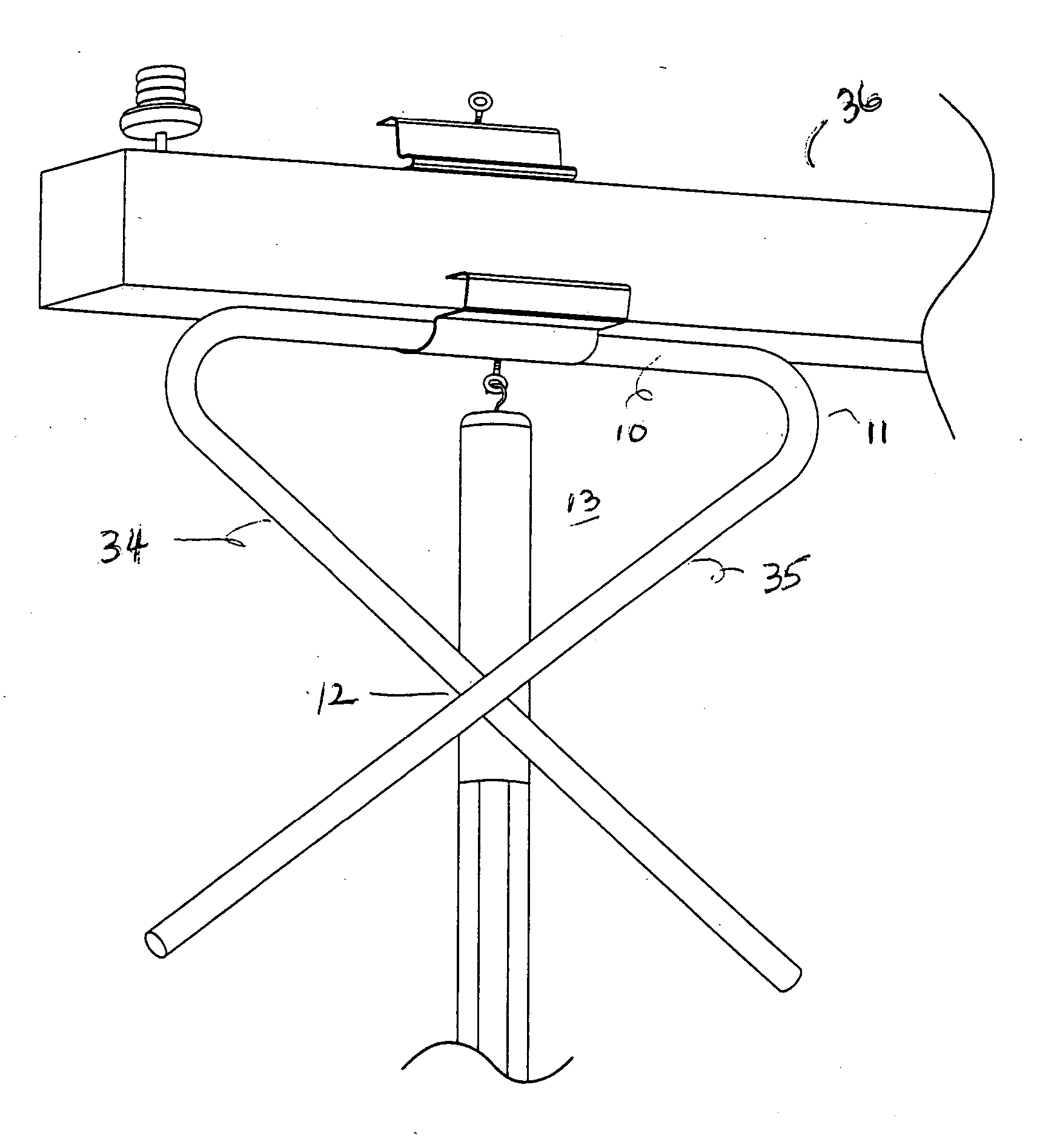 Systems for safe securement of saddle items to electrical structures