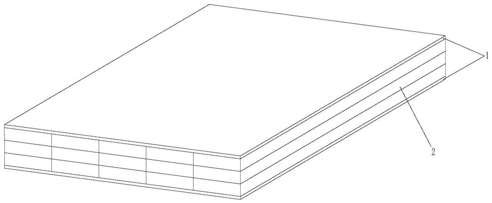 Bamboo-wood composite-based high-strength ecological bamboo core board and machining method thereof